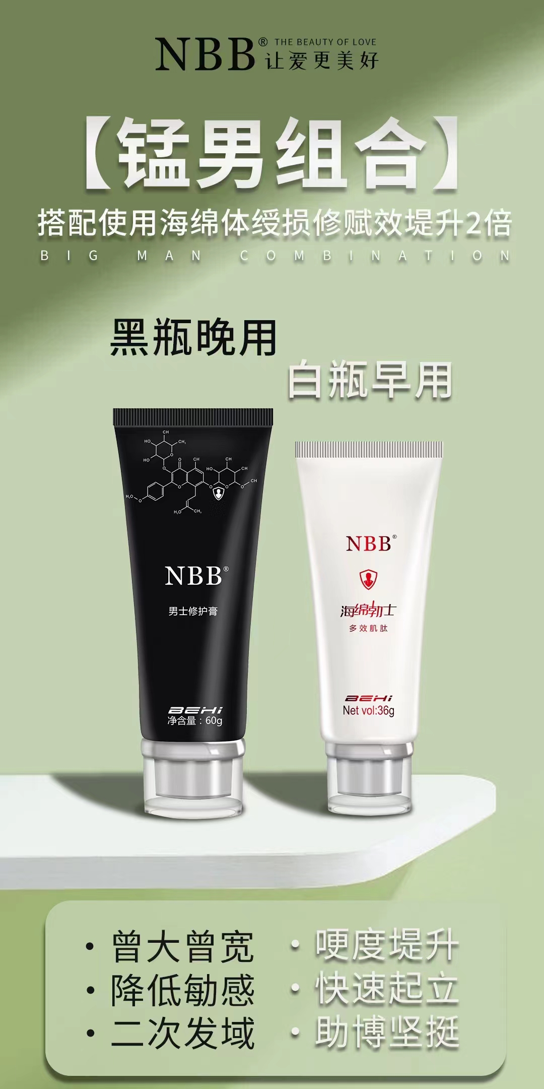 NBB增大膏膏使用后效果真的可以增大 增粗增硬嗎